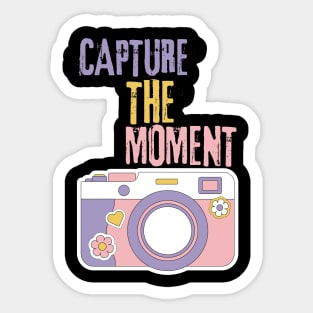 Capture the moment Sticker